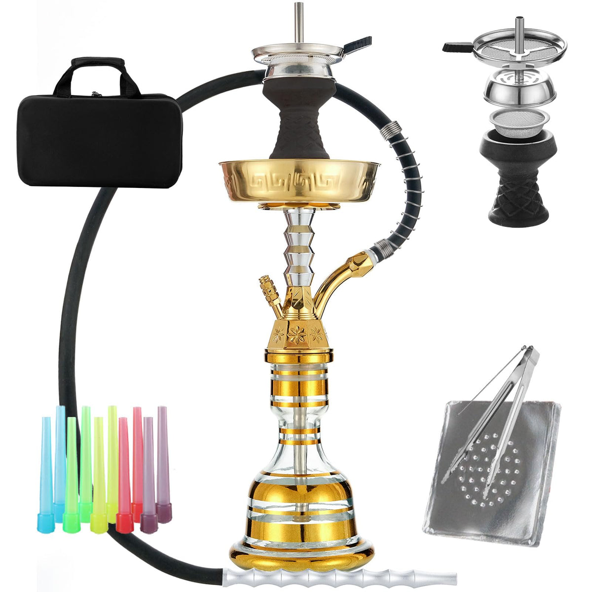 The Voyager – 22" Travel Hookah Complete Kit